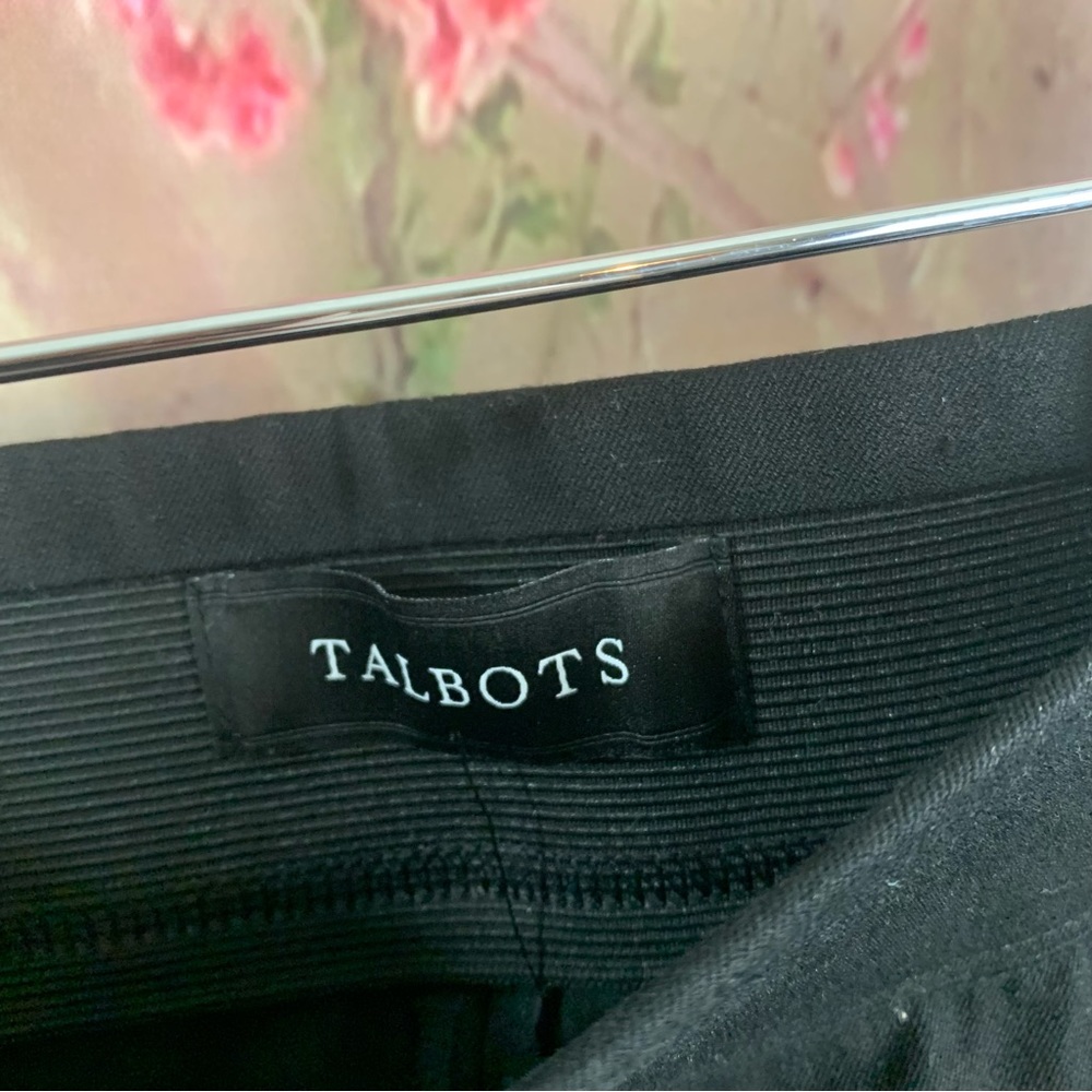 NEW Talbots Sit At Waist Ankle Length pants in Black - Picture 9 of 12